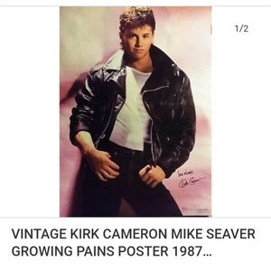 Vtg 1987 Kirk Cameron "Leathers"